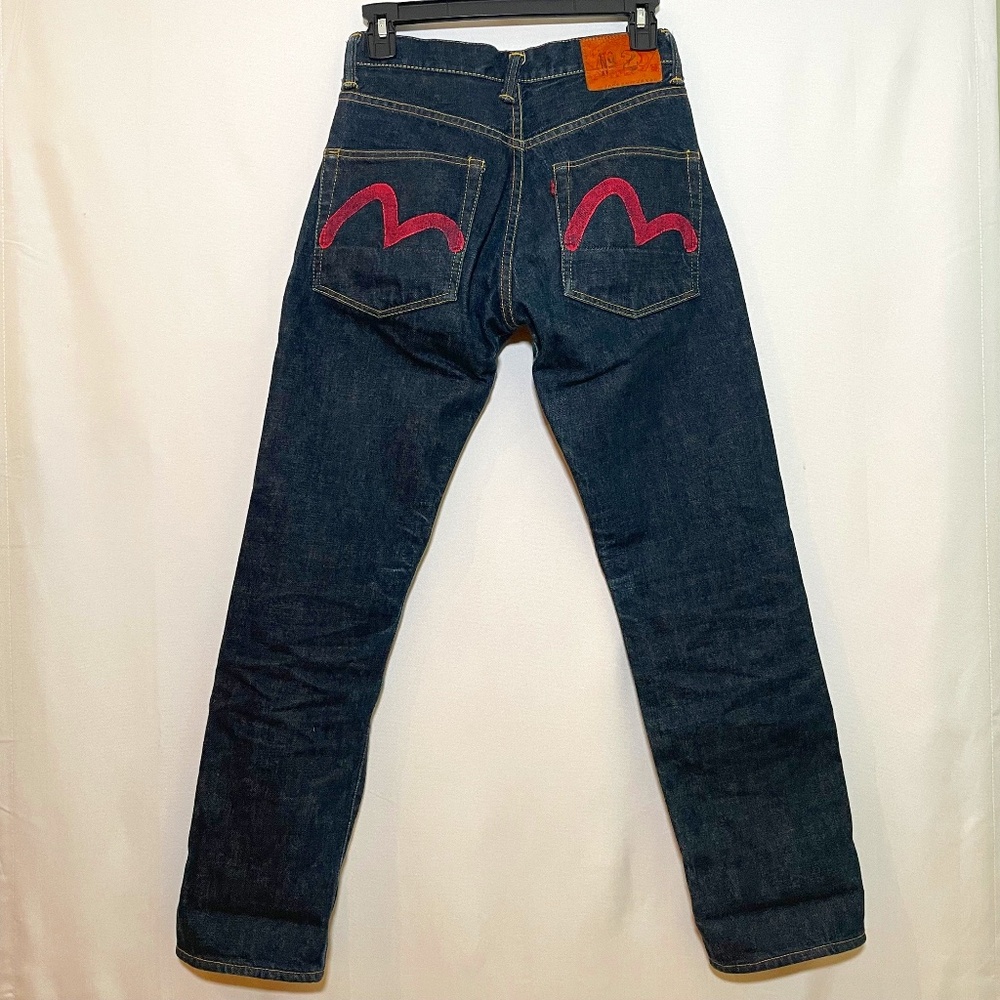 Women’s 26x35 Evisu Jeans Hand-Dyed Japanese Selvage Denim!